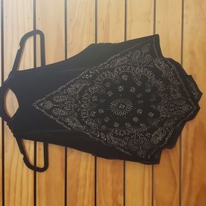Free People velvet halter top